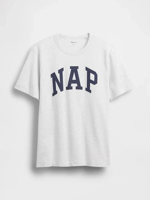 Maglietta da pigiama oversize con logo Nap