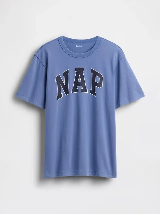 Maglietta da pigiama oversize con logo Nap
