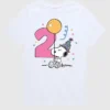 Maglietta grafica a maniche corte “Peanuts” per bambini di 2 anni in pantaloncini