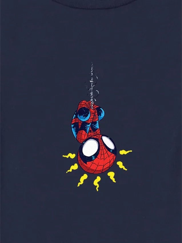 Maglietta grafica classica retrò Spider-Man per bambini