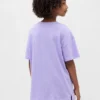 Maglietta grafica oversize a tunica per bambini