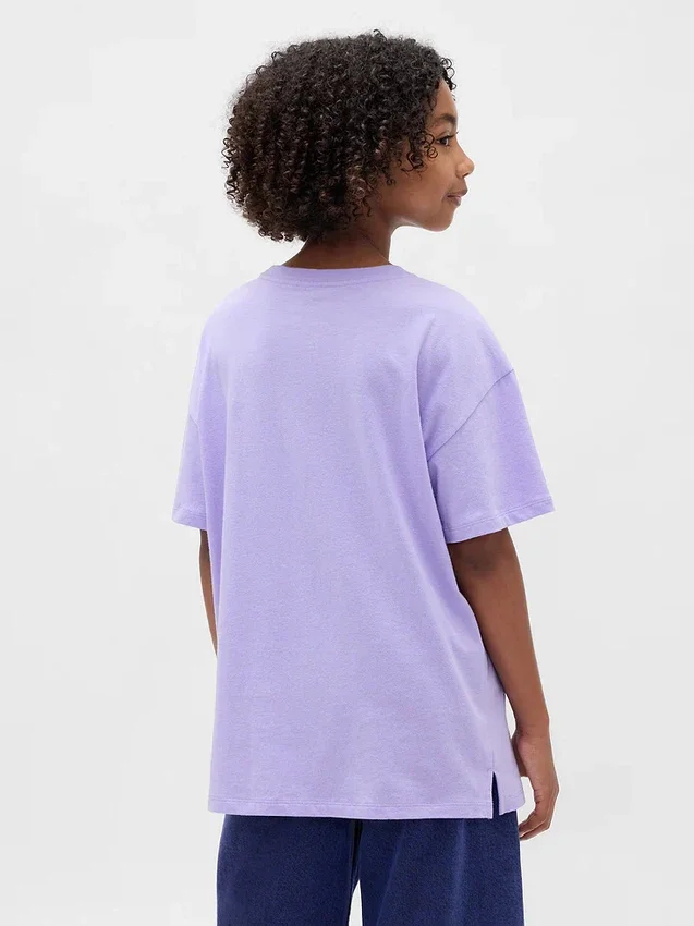 Maglietta grafica oversize a tunica per bambini