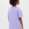 Maglietta grafica oversize a tunica per bambini
