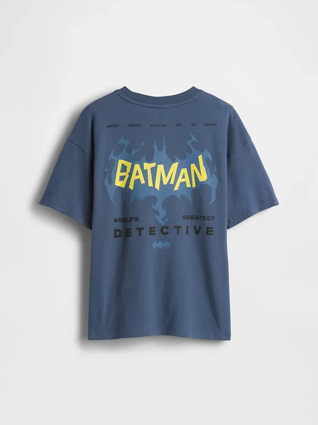 Maglietta grafica per bambini Batman dal taglio comodo
