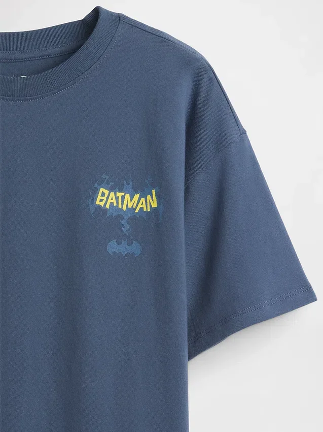 Maglietta grafica per bambini Batman dal taglio comodo