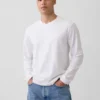 Maglietta Henley dal taglio morbido