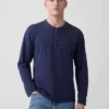 Maglietta Henley dal taglio morbido
