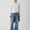 Maglietta Henley dal taglio morbido