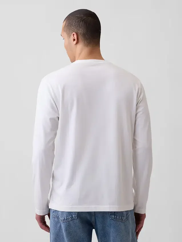 Maglietta Henley dal taglio morbido
