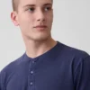 Maglietta Henley dal taglio morbido