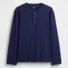 Maglietta Henley dal taglio morbido
