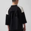 Maglietta in jersey con logo oversize Ouigap
