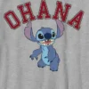 Maglietta Lilo e Stitch Ohana in stile college