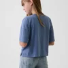 Maglietta oversize squadrata con stampa per bambini