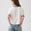 Maglietta oversize squadrata con stampa per bambini
