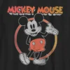 Maglietta per bambini con grafica vintage di Topolino e amici
