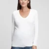 Maglietta premaman moderna con scollo a V