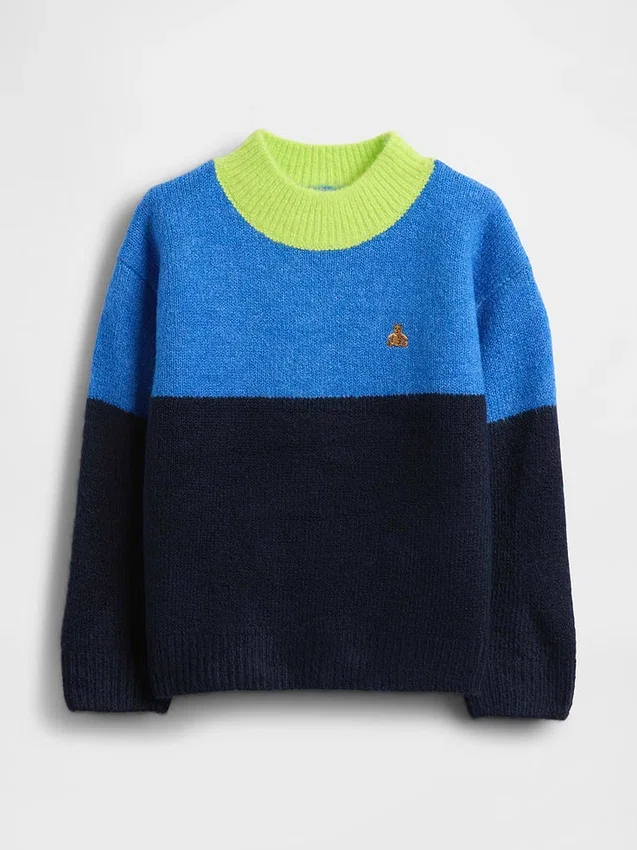 Maglione a blocchi di colore per neonato & bebè