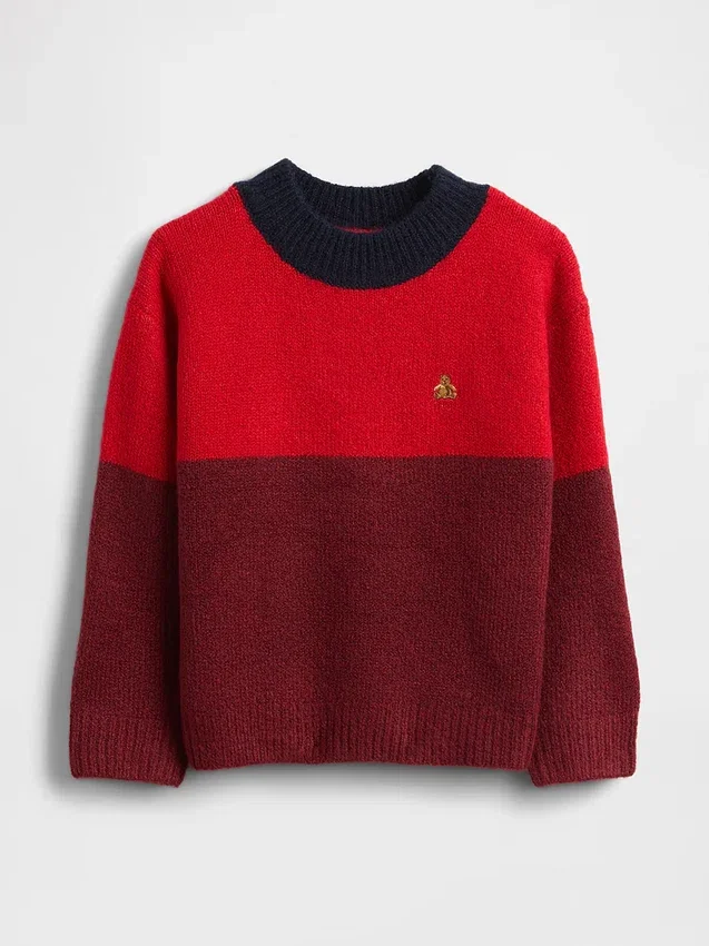 Maglione a blocchi di colore per neonato & bebè