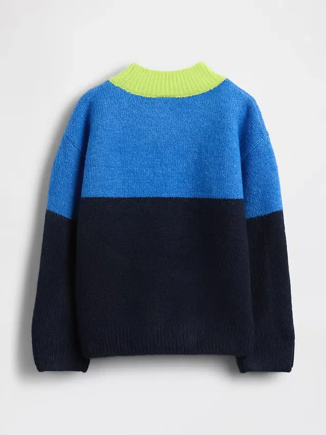 Maglione a blocchi di colore per neonato & bebè