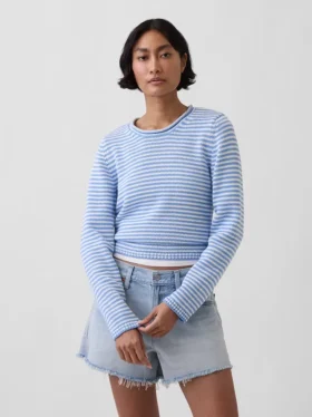 Maglione a collo alto 100% cotone