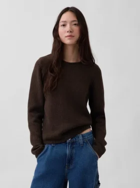Maglione a collo alto 100% cotone