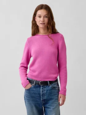Maglione a collo alto 100% cotone