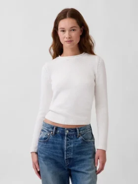 Maglione a collo alto 100% cotone
