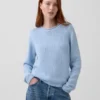 Maglione a collo alto 100% cotone