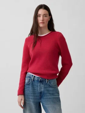Maglione a collo alto 100% cotone