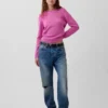 Maglione a collo alto 100% cotone