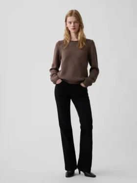 Maglione a collo alto 100% cotone