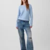 Maglione a collo alto 100% cotone