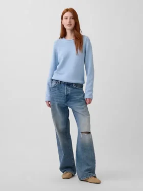 Maglione a collo alto 100% cotone