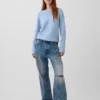 Maglione a collo alto 100% cotone