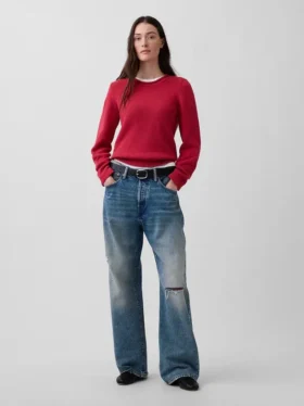 Maglione a collo alto 100% cotone