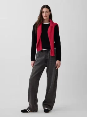 Maglione a collo alto 100% cotone