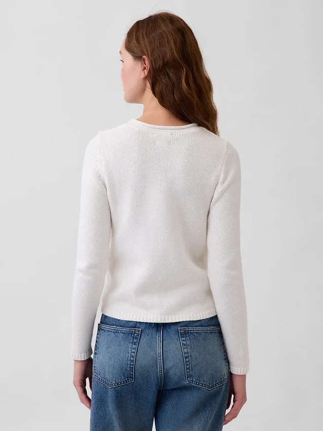 Maglione a collo alto 100% cotone