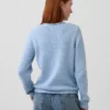 Maglione a collo alto 100% cotone