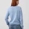 Maglione a collo alto 100% cotone