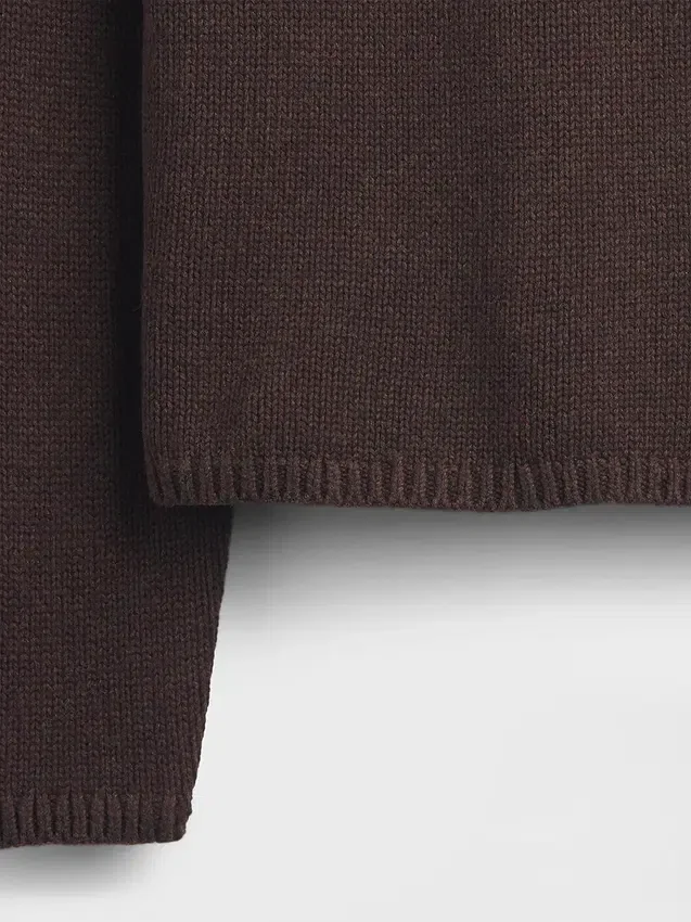 Maglione a collo alto 100% cotone