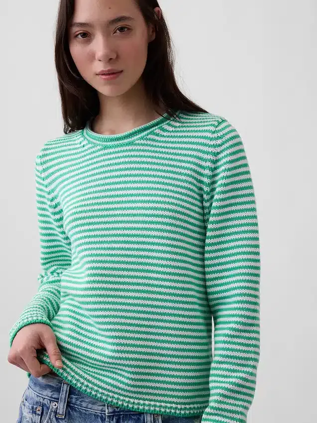 Maglione a collo alto 100% cotone