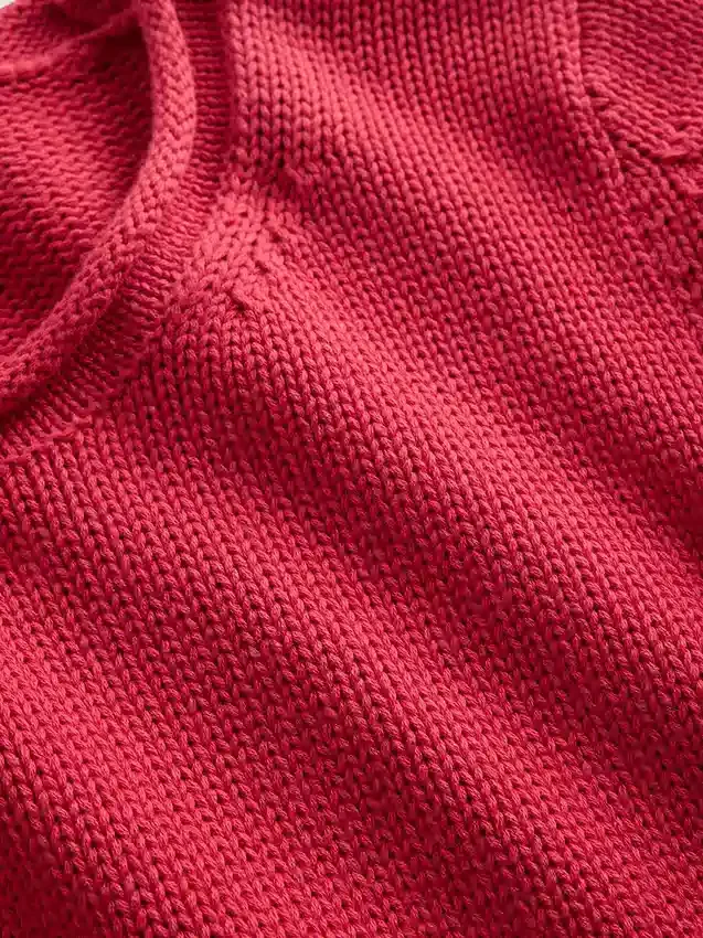Maglione a collo alto 100% cotone