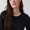 Maglione a collo alto 100% cotone