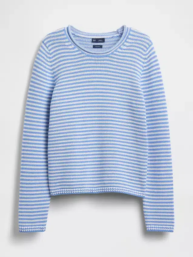 Maglione a collo alto 100% cotone
