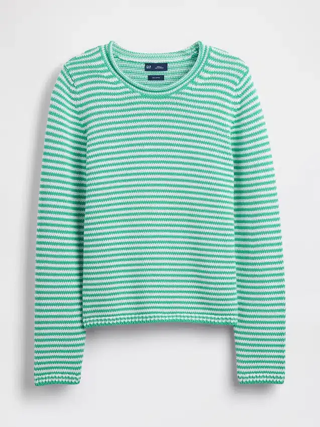 Maglione a collo alto 100% cotone