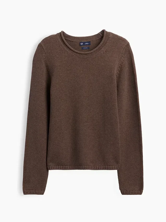 Maglione a collo alto 100% cotone