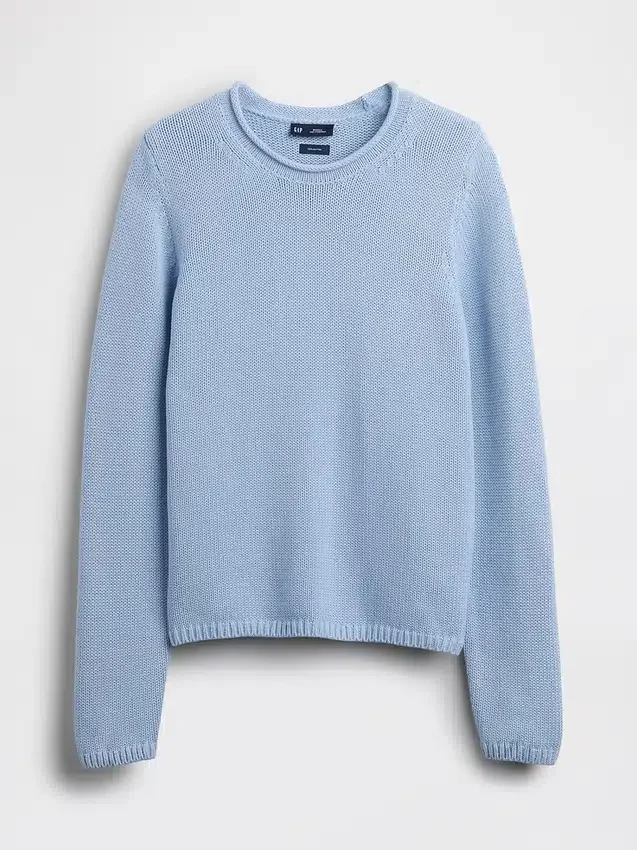Maglione a collo alto 100% cotone