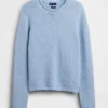 Maglione a collo alto 100% cotone