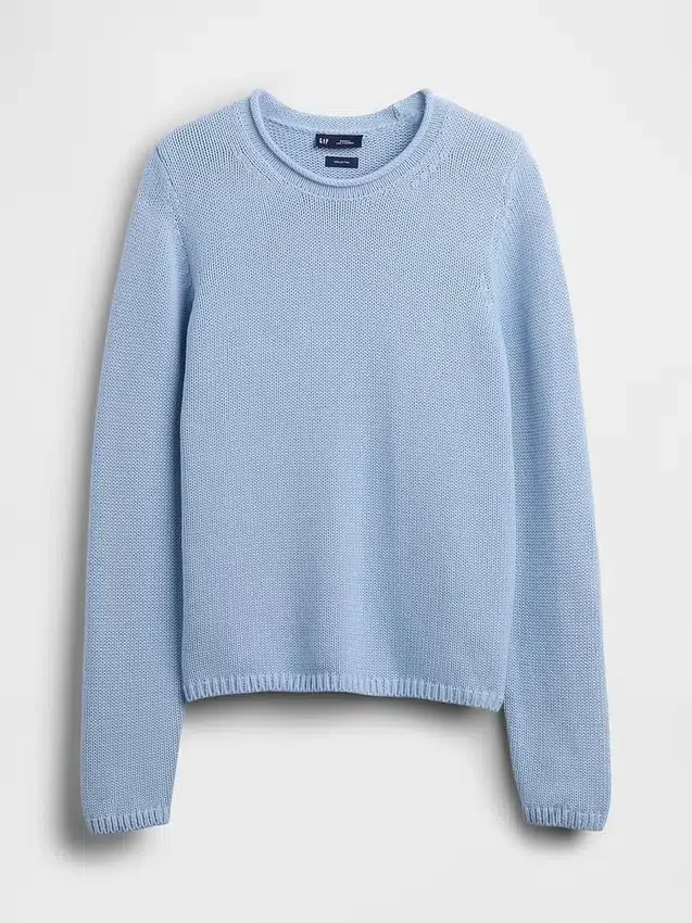 Maglione a collo alto 100% cotone